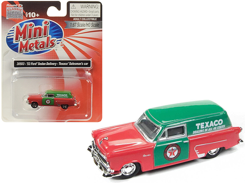 1953 Ford Sedan Delivery \Texaco\" Salesman\'s Car 1/87 (HO) Scale