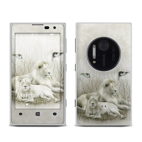 DecalGirl NL12-WHITELION Nokia Lumia 1020 Skin - White Lion