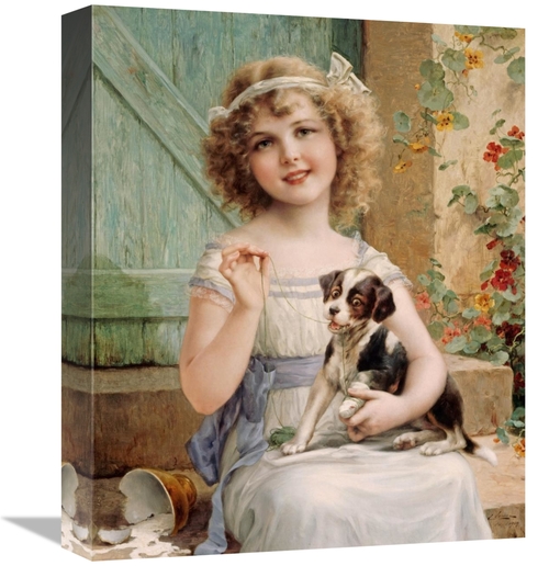 Global Gallery GCS-268634-16-142 16 in. Waiting for the Vet Art Print 