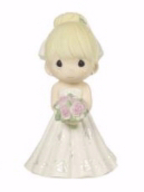 Precious Moments 172065 5 in. Figurine Bride Wedding Cake Topper - Blo