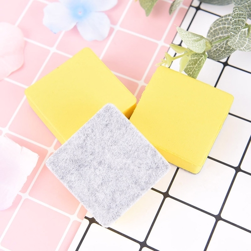 2 Pcs Yellow Blackboard Whiteboard Cleaner Dry