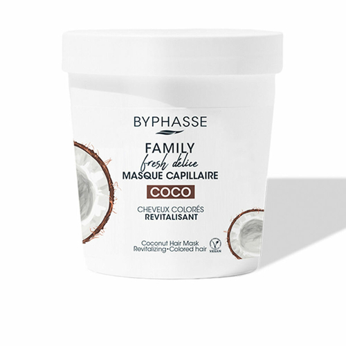 Revitalising Mask Byphasse Family Fresh Delice Coconut Coloured hair
