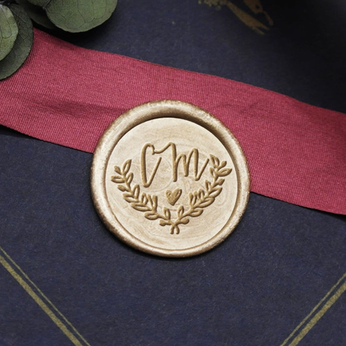 Custom Wax Seal Stamp Initial Alphabet Sealing Wax Stamp