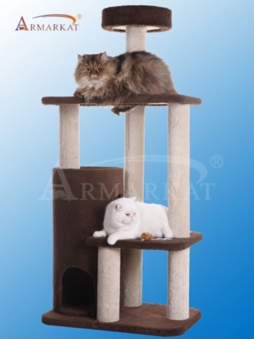 Armarkat 3-Level Carpeted Real Wood Cat Tree Condo F5602  Kitten Playh