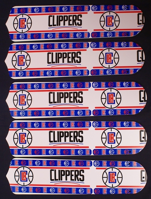 Ceiling Fan Designers 52SET-NBA-CLIP 52 in. NBA Los Angeles Clippers B