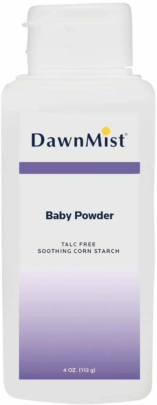 Dukal Pack of 12 Premium Baby Powder. 14 oz Corn Starch Baby Powder.