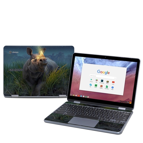 DecalGirl SCP8-RHINOUNI Samsung Chromebook Plus 2018 Skin - Rhinoceros