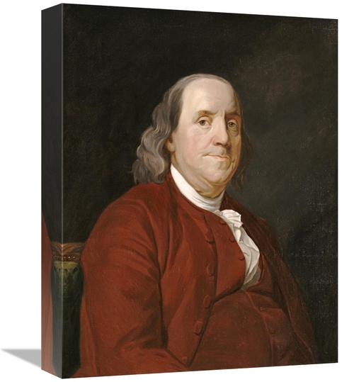 Global Gallery GCS-268687-16-142 16 in. Benjamin Franklin Art Print - 