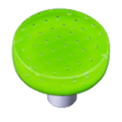 Hot Knobs HK1205-KRB Bubbles Spring Green Round Glass Cabinet Knob - B