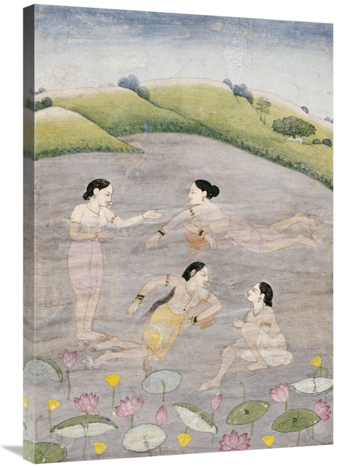 Global Gallery GCS-266652-36-142 36 in. The Wives of Raga Hindola Swim