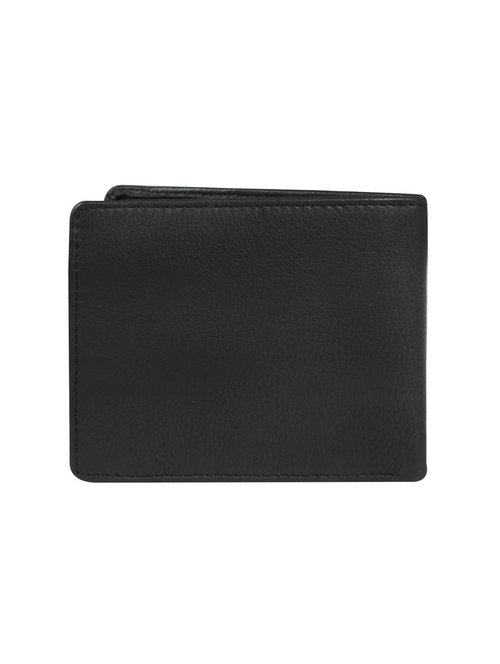 Black cleaned men Leather Wallet