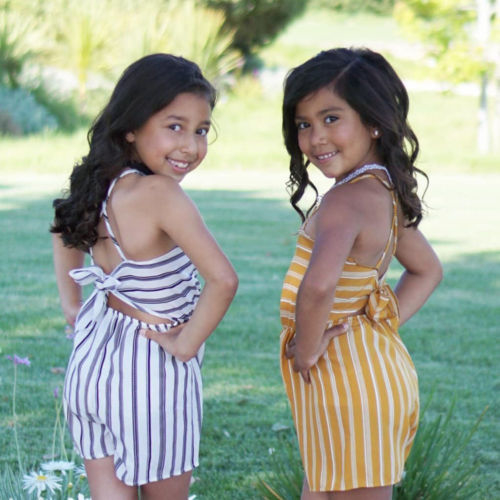 Summer Toddler Kids Baby Girl Off The Shoulder