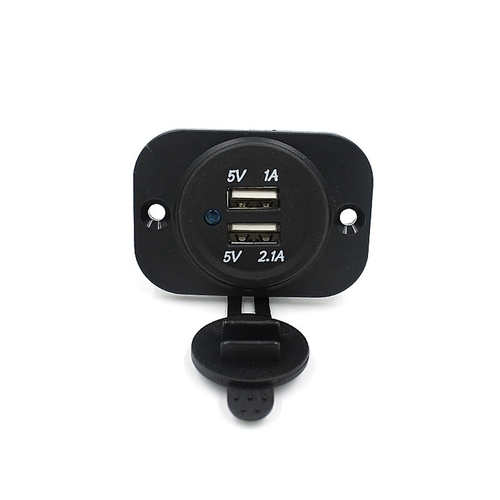 12V Car Cigarette Lighter Socket Dual USB Car