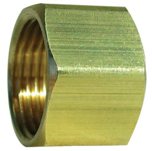 JMF 41221 0.187 in. Brass Compression Nut- pack of 5