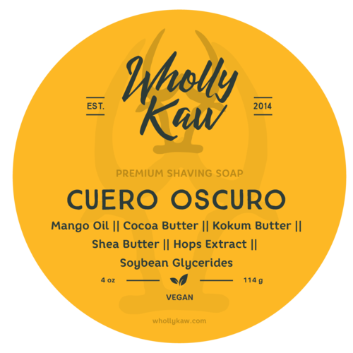 Cuero Oscuro Shave Soap
