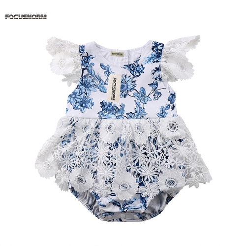 Newborn Infant Baby Girls Summer Short Petal