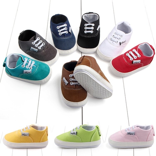 Classic Sports Sneakers Canvas Newborn Baby Boys