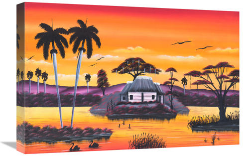 Global Gallery GCS-477315-1624-142 16 x 24 in. Jumby Village 3 Art Pri