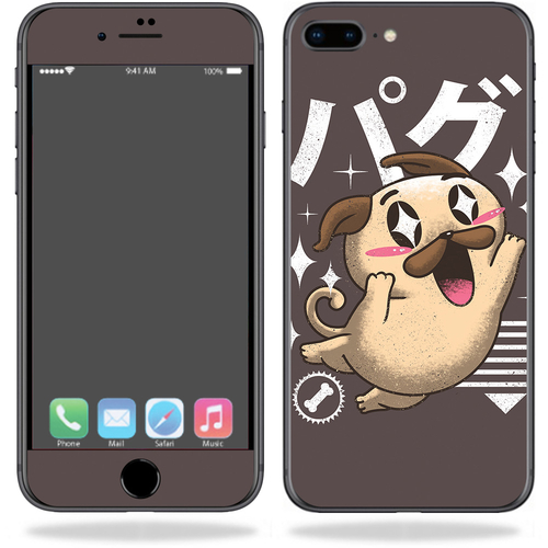 MightySkins APIPH8PL-Pug Kawaii Skin for Apple iPhone 8 Plus - Pug Kaw