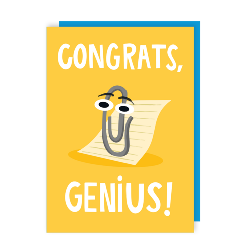 Microsoft Congratulations Card (Pack of 6)