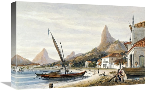 Global Gallery GCS-266971-22-142 22 in. Botafogo Bay, Suburbs of R