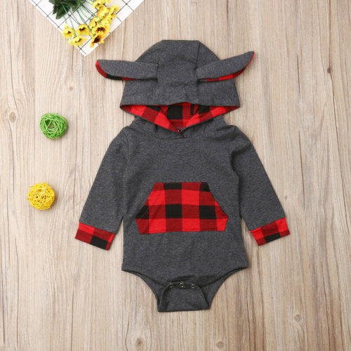 Pudcoco Autumn Newborn kids Baby Boys Girls Plaids