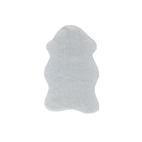 Pony Shape White Rug