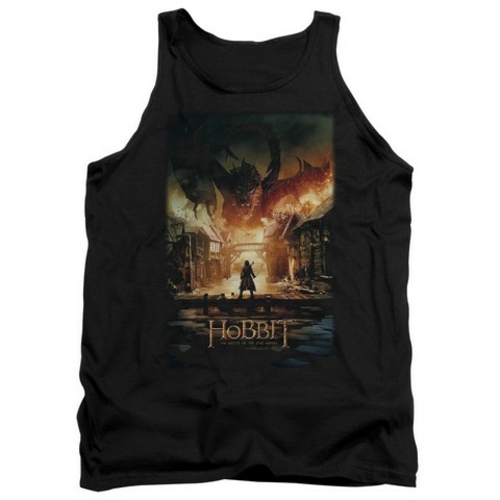 Trevco Hobbit-Smaug Poster Adult Tank Top- Black - Small