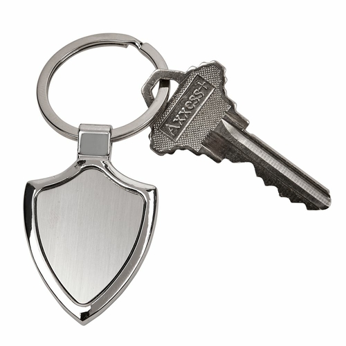 Creative Gifts 002439 3 in. Shield Key Chain