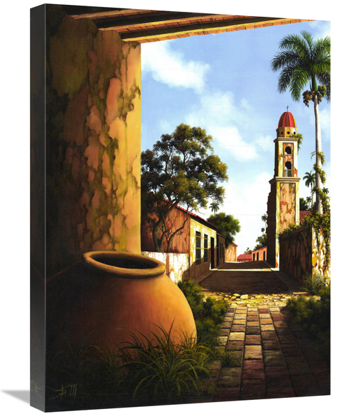 Global Gallery GCS-477341-1824-142 18 x 24 in. The Courtyard Art Print