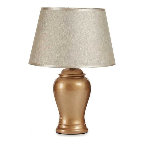 Desk lamp Ceramic Golden (28 x 39 x 28 cm)