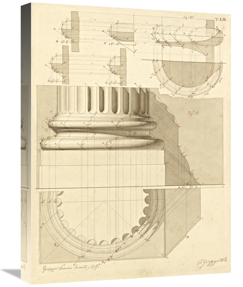 Global Gallery GCS-453930-1824-142 18 x 24 in. Plate 53 for Elements o