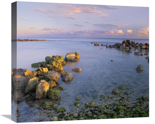 Global Gallery GCS-396113-22-142 22 in. Coastal Rocks, Bahia Honda