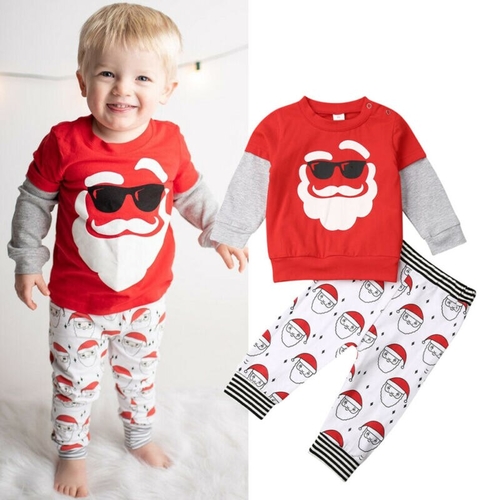 Pudcoco Autumn Christmas Toddler Kids Baby Boy