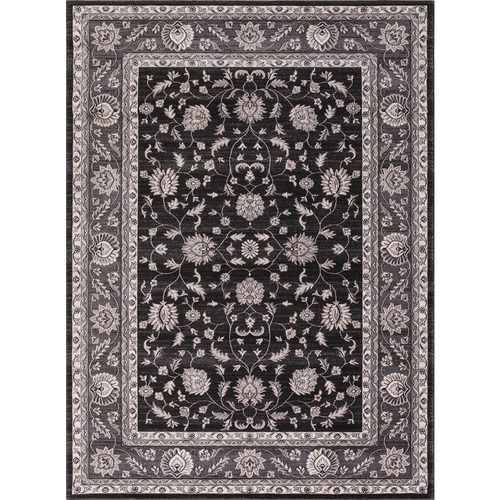 Concord Global 28235 5 ft. 3 in. x 7 ft. 3 in. Kashan Mahal - Anthraci