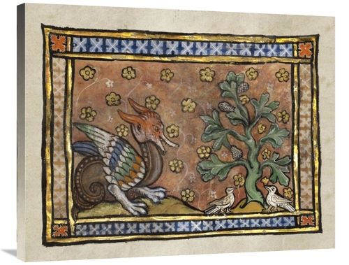 Global Gallery GCS-454760-2835-142 28 x 35 in. A Dragon Charging Two D