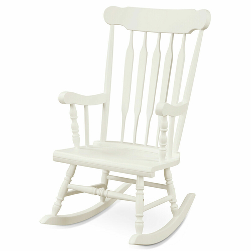 Wooden Outdoor Rocking Chair Vintage Styled Garden