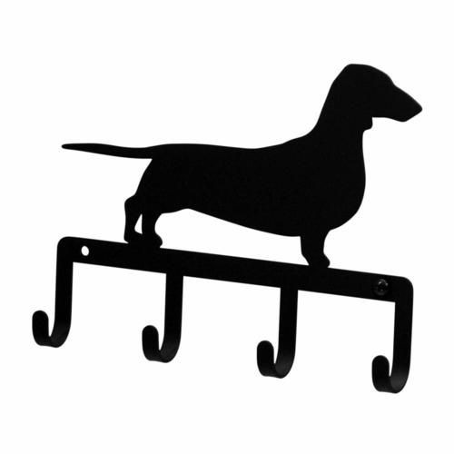 Wrought Iron Dachshund Dog Key Holder Key Hooks