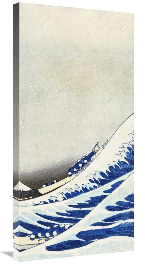 Global Gallery GCS-394149-1836-142 18 x 36 in. The Great Wave of Kanag