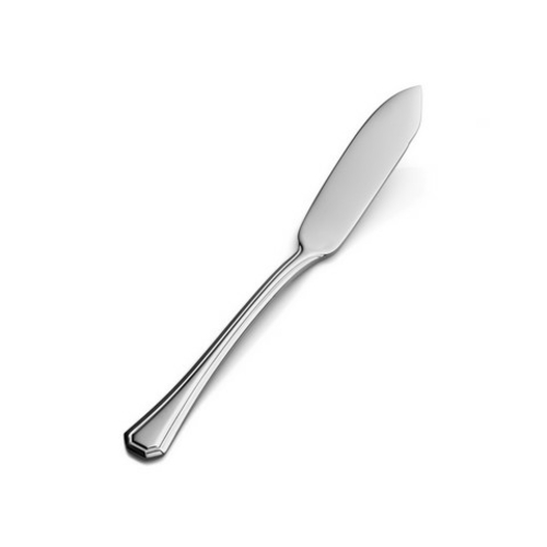 Bon Chef S513 Prism Flat Handle Butter Spreader, Pack of 12