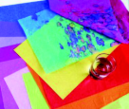 12 x 18 in. Deluxe Bleeding Recyclable Art Tissue Paper - Orange, 