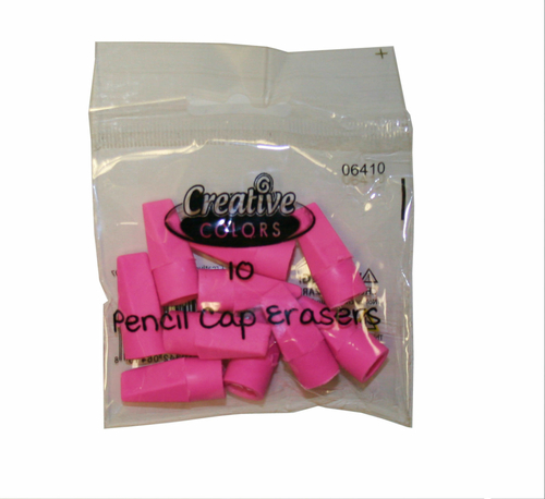 Creative Colors Pink Cap Erasers - 14 Count, 10 10 Piece