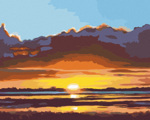 Zuty - Paint by Numbers - THE SUN SETTING ON THE WATER (D. RUSTY