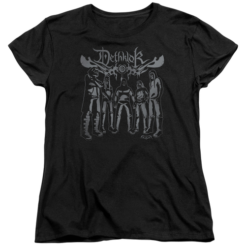 Trevco CN861-WT-4 Metalocalypse & Dethklok Band by Womens Short Sleeve