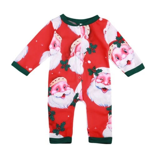 Christmas Newborn Baby Boy Girl Santa Snowman Long