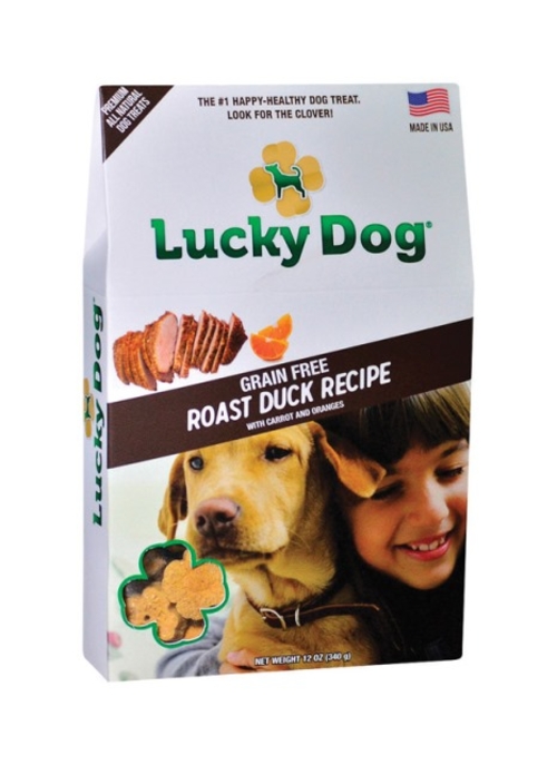 Lucky Dog LD12RD 12 oz All Ages Dog Treats Roast Duck