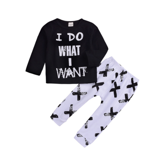 Emmababy 2Pcs Baby Boy girl Clothes Set For Cotton