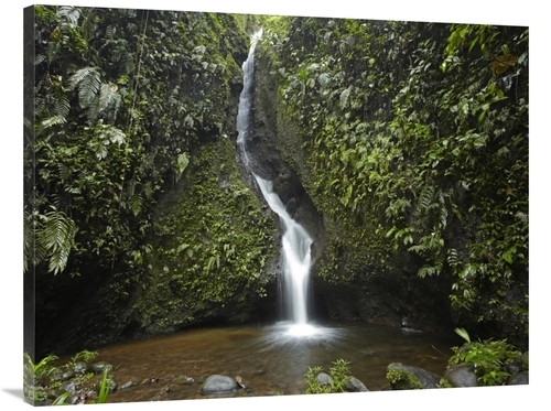 Global Gallery GCS-396708-3040-142 30 x 40 in. Waterfall in the Milpe 