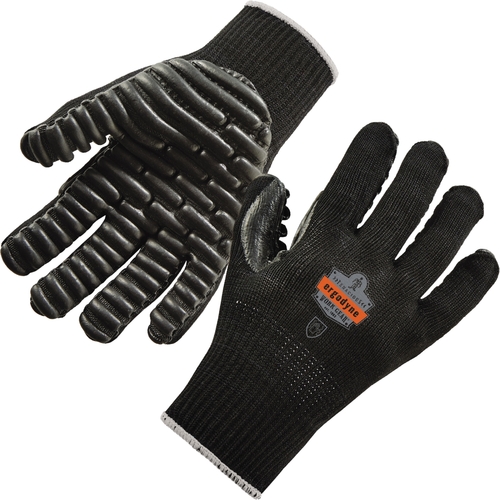 ProFlex 17595 Certified Lightweight Anti-Vibration Gloves, Black -