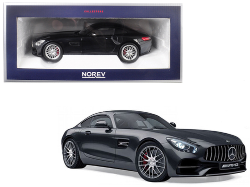 2018 Mercedes Benz AMG GT S Metallic Black 1/18 Diecast Model Car by